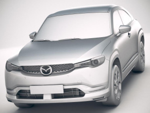 Mazda MX-30 2021 vray Model 3D