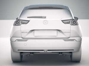 Mazda MX-30 2021 vray Model 3D