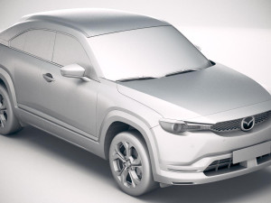 Mazda MX-30 2021 vray Model 3D