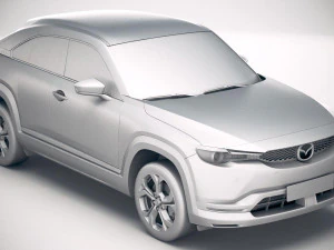 Mazda MX-30 2021 vray 3D Model