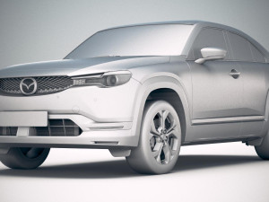 Mazda MX-30 2021 vray Model 3D