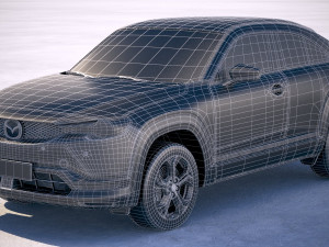 Mazda MX-30 2021 vray Model 3D