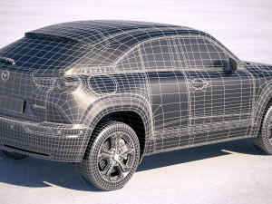 Mazda MX-30 2021 vray Model 3D