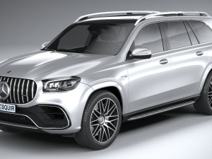 Mercedes-Benz GLS 63 AMG 2021 3D मॉडल