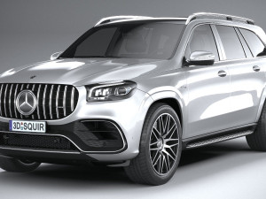 Mercedes-Benz GLS 63 AMG 2021 3D मॉडल