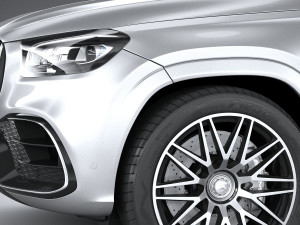 Mercedes-Benz GLS 63 AMG 2021 3D मॉडल