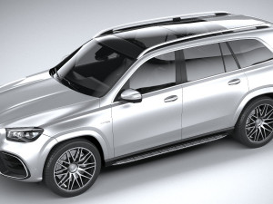 Mercedes-Benz GLS 63 AMG 2021 3D मॉडल