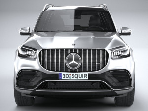 Mercedes-Benz GLS 63 AMG 2021 3D मॉडल