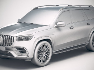 Mercedes-Benz GLS 63 AMG 2021 3D मॉडल
