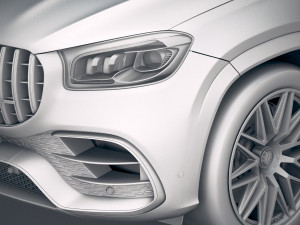 Mercedes-Benz GLS 63 AMG 2021 3D मॉडल