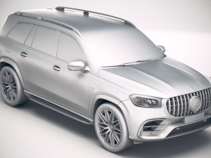 Mercedes-Benz GLS 63 AMG 2021 3D मॉडल