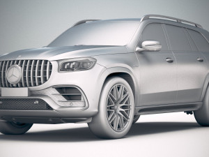 Mercedes-Benz GLS 63 AMG 2021 3D मॉडल