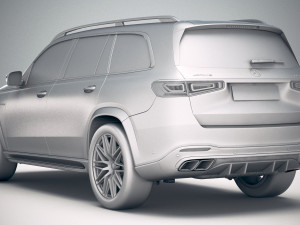 Mercedes-Benz GLS 63 AMG 2021 3D मॉडल