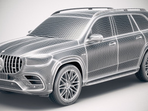 Mercedes-Benz GLS 63 AMG 2021 3D मॉडल