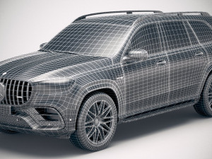 Mercedes-Benz GLS 63 AMG 2021 3D मॉडल