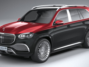 Mercedes-Benz GLS 600 Maybach 2021 3D Model