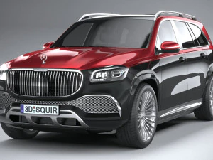 Mercedes-Benz GLS 600 Maybach 2021 3D Model
