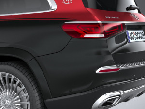 Mercedes-Benz GLS 600 Maybach 2021 3D Model