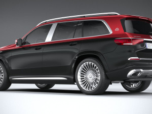 Mercedes-Benz GLS 600 Maybach 2021 3D Model
