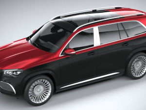 Mercedes-Benz GLS 600 Maybach 2021 3D Model