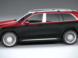 Mercedes-Benz GLS 600 Maybach 2021 3D Model