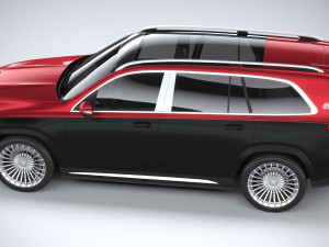 Mercedes-Benz GLS 600 Maybach 2021 3D Model