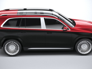 Mercedes-Benz GLS 600 Maybach 2021 3D Model
