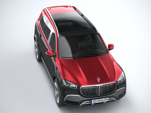 Mercedes-Benz GLS 600 Maybach 2021 3D Model