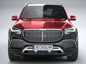 Mercedes-Benz GLS 600 Maybach 2021 3D Model