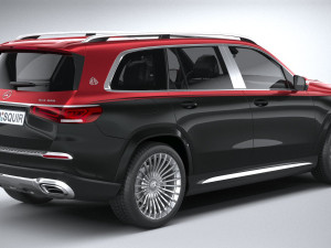 Mercedes-Benz GLS 600 Maybach 2021 3D Model
