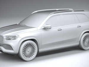Mercedes-Benz GLS 600 Maybach 2021 3D Model