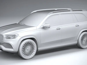Mercedes-Benz GLS 600 Maybach 2021 3D Model