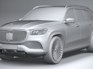 Mercedes-Benz GLS 600 Maybach 2021 3D Model