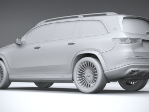 Mercedes-Benz GLS 600 Maybach 2021 3D Model