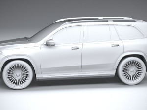 Mercedes-Benz GLS 600 Maybach 2021 3D Model