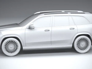 Mercedes-Benz GLS 600 Maybach 2021 3D Model