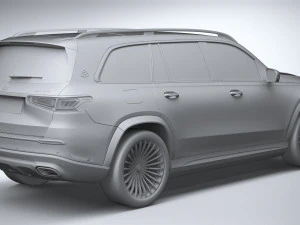 Mercedes-Benz GLS 600 Maybach 2021 3D Model