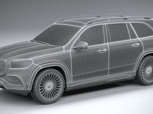 Mercedes-Benz GLS 600 Maybach 2021 3D Model