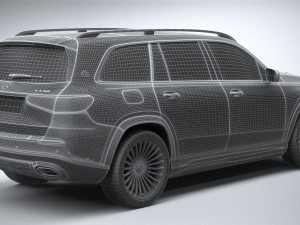 Mercedes-Benz GLS 600 Maybach 2021 3D Model