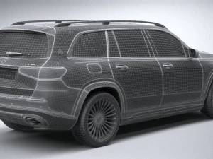 Mercedes-Benz GLS 600 Maybach 2021 3D Model