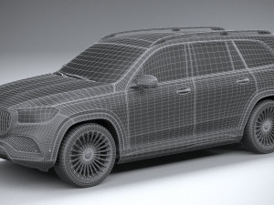 Mercedes-Benz GLS 600 Maybach 2021 3D Model