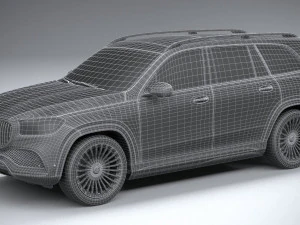 Mercedes-Benz GLS 600 Maybach 2021 3D Model