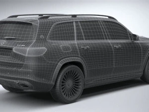 Mercedes-Benz GLS 600 Maybach 2021 3D Model
