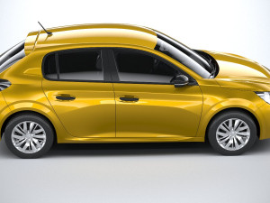 Peugeot 208 Basic 2020 Modelo 3D