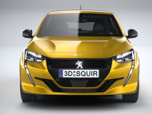 Peugeot 208 Basic 2020 Modelo 3D
