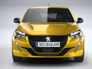 Peugeot 208 Basic 2020 3D Model