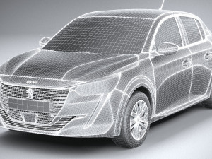 Peugeot 208 Basic 2020 Modelo 3D