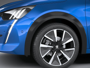 Peugeot E-208 2020 3D Модель