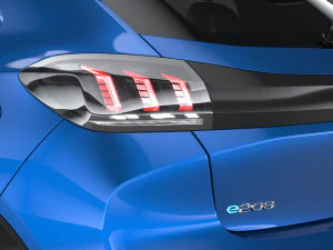 Peugeot E-208 2020 3D Model