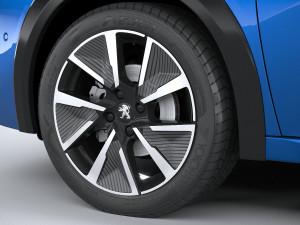 Peugeot E-208 2020 3D Модель